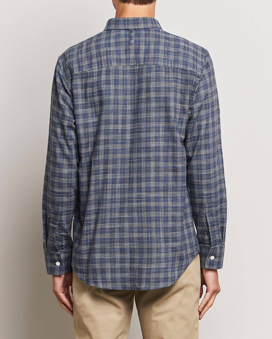 Nn07 - Cohen Brushed Flannel Checked Shirt