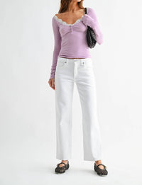 Just Black Denim - Stretchy Straight Denim Jeans
