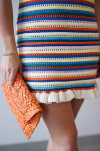 Line And Dot - Women's Sprinkle Stripe Daydream Knit Dress