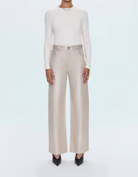 Pistola - Tate High Rise Bowed Wide Leg Jean