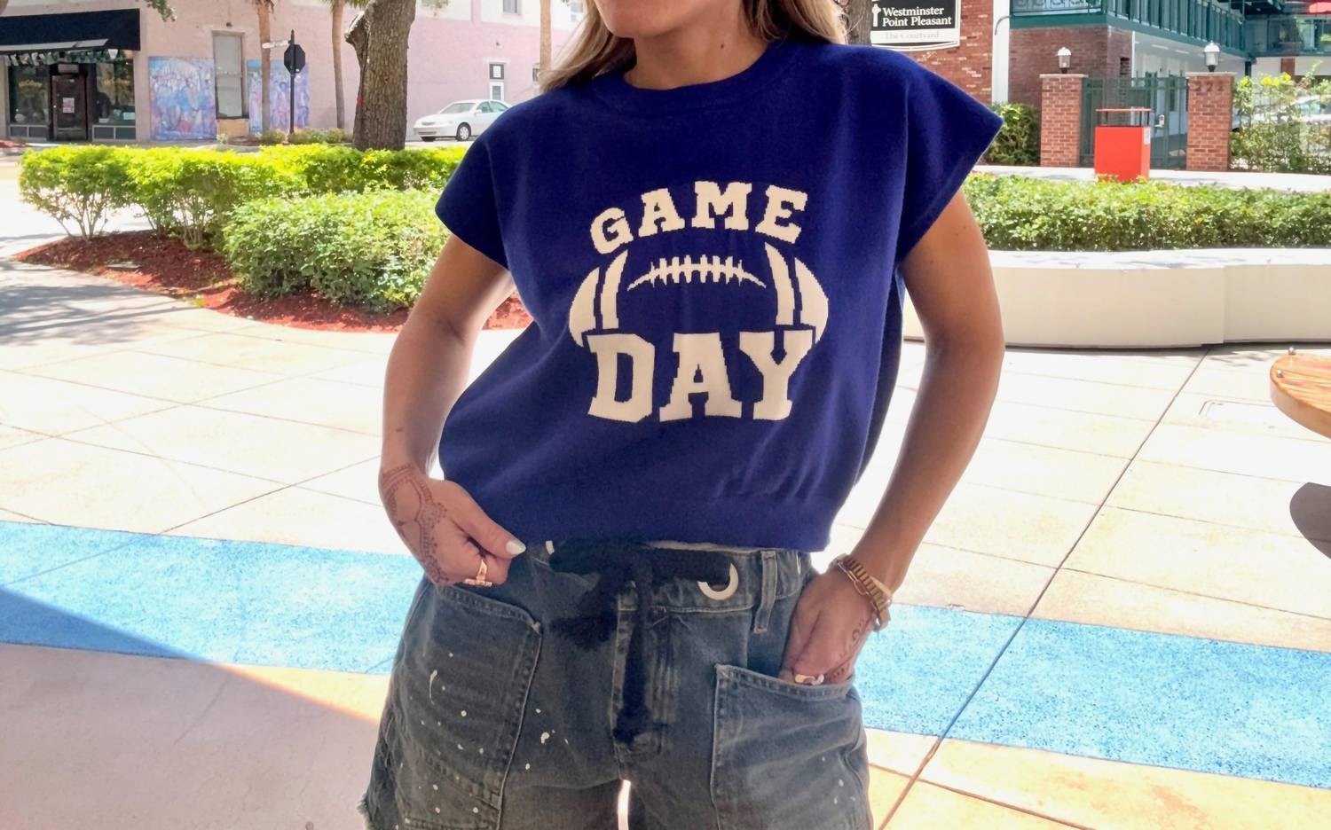 She + Sky - Game Day Sweater