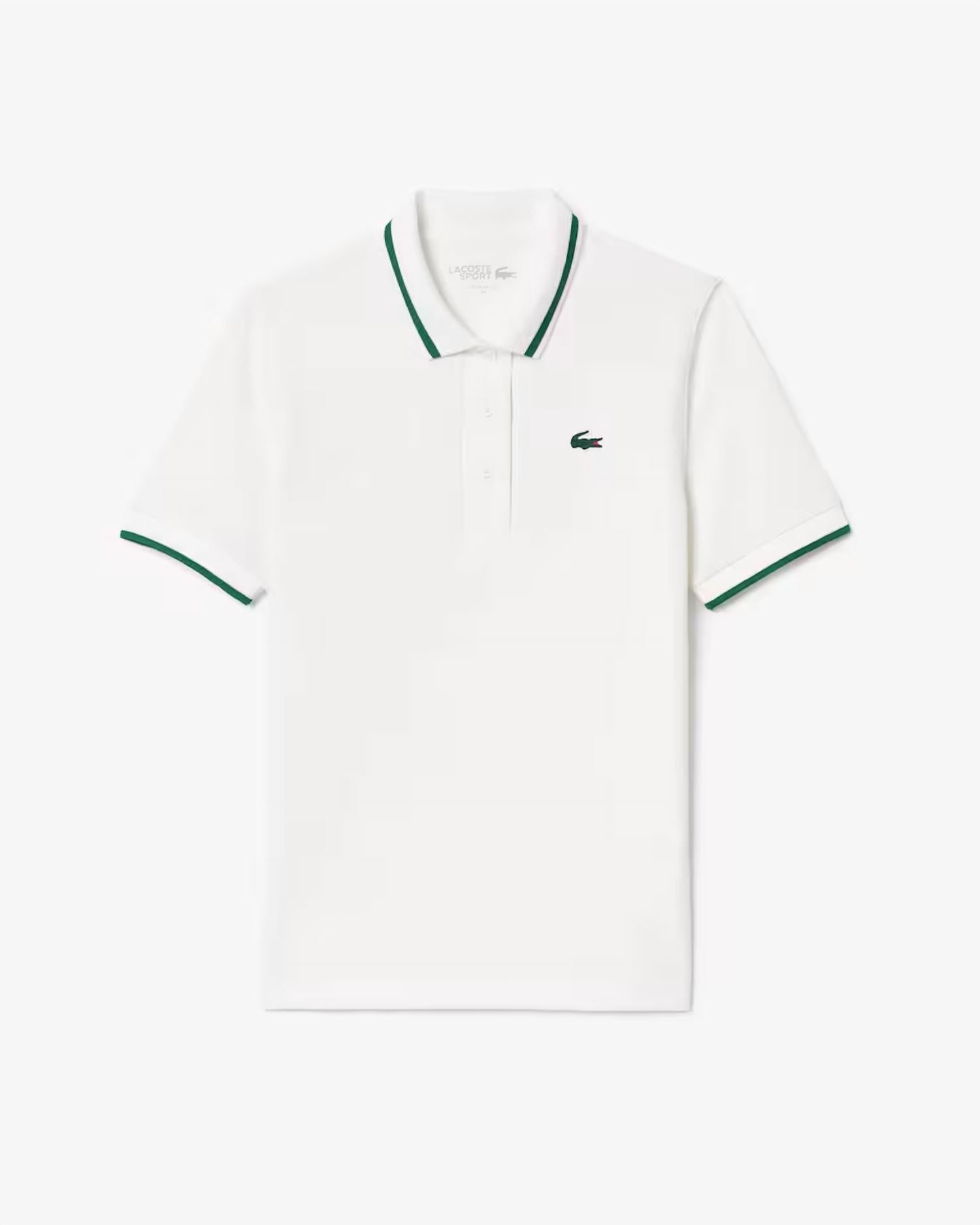 Lacoste - Uv Protect Stripe Collar Tennis Polo