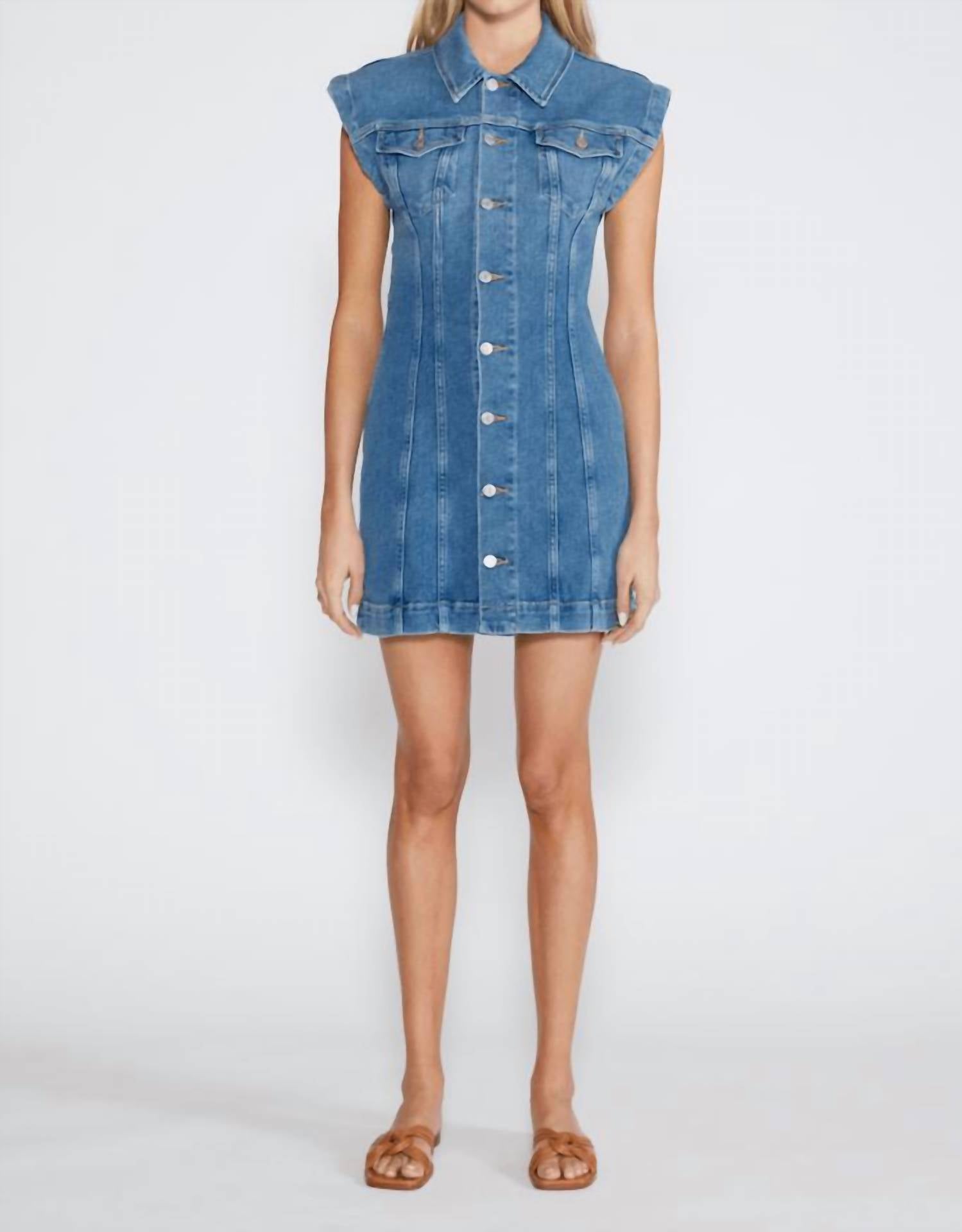 Etica - Gabriela Seamed Mini Dress