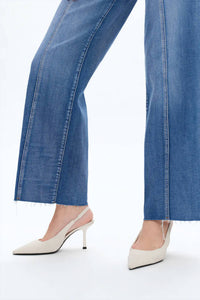 Bayeas - Jess High Rise Relaxed Straight Denim Jeans