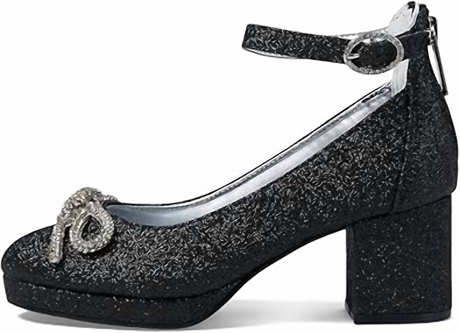 Nina - Girls Daylin Glitter Heel Shoes