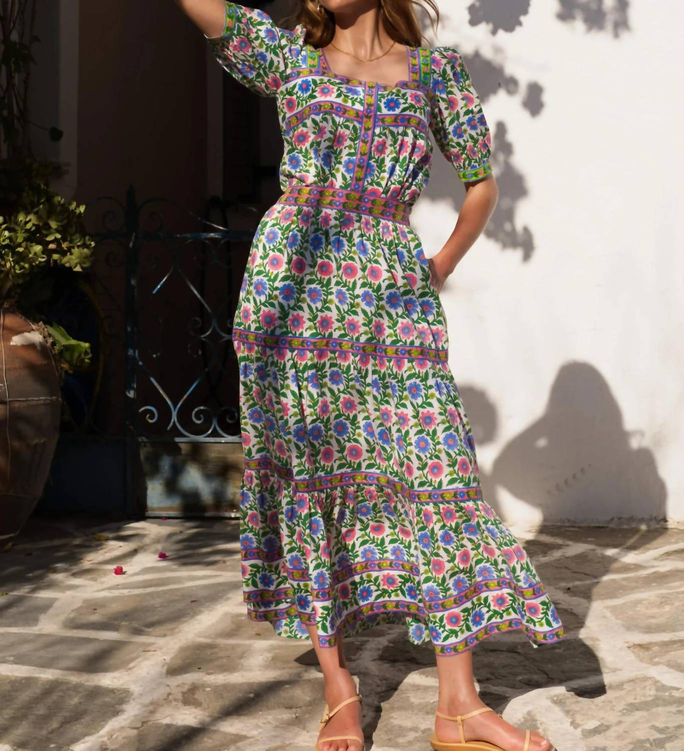 Pink City Prints - Fleur Maxi Skirt