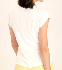 Wearables Slub Arwen Top in white - women's t-shirt - alternate view