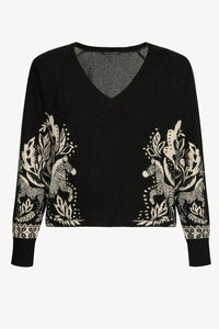 CABALLERO Krista Sweater in zebra fern - women's sweater - view 4