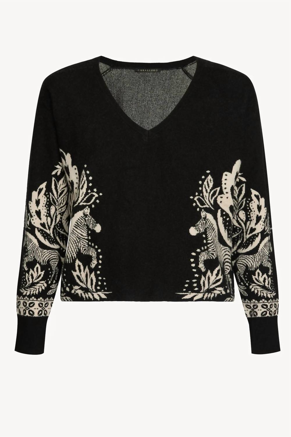 CABALLERO Krista Sweater in zebra fern - women's sweater - view 4