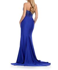 Ashleylauren - Strapless Corset Gown
