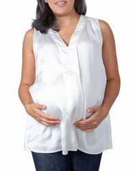 Emilia George - Maternity Lily V-neck Sleeveless Top