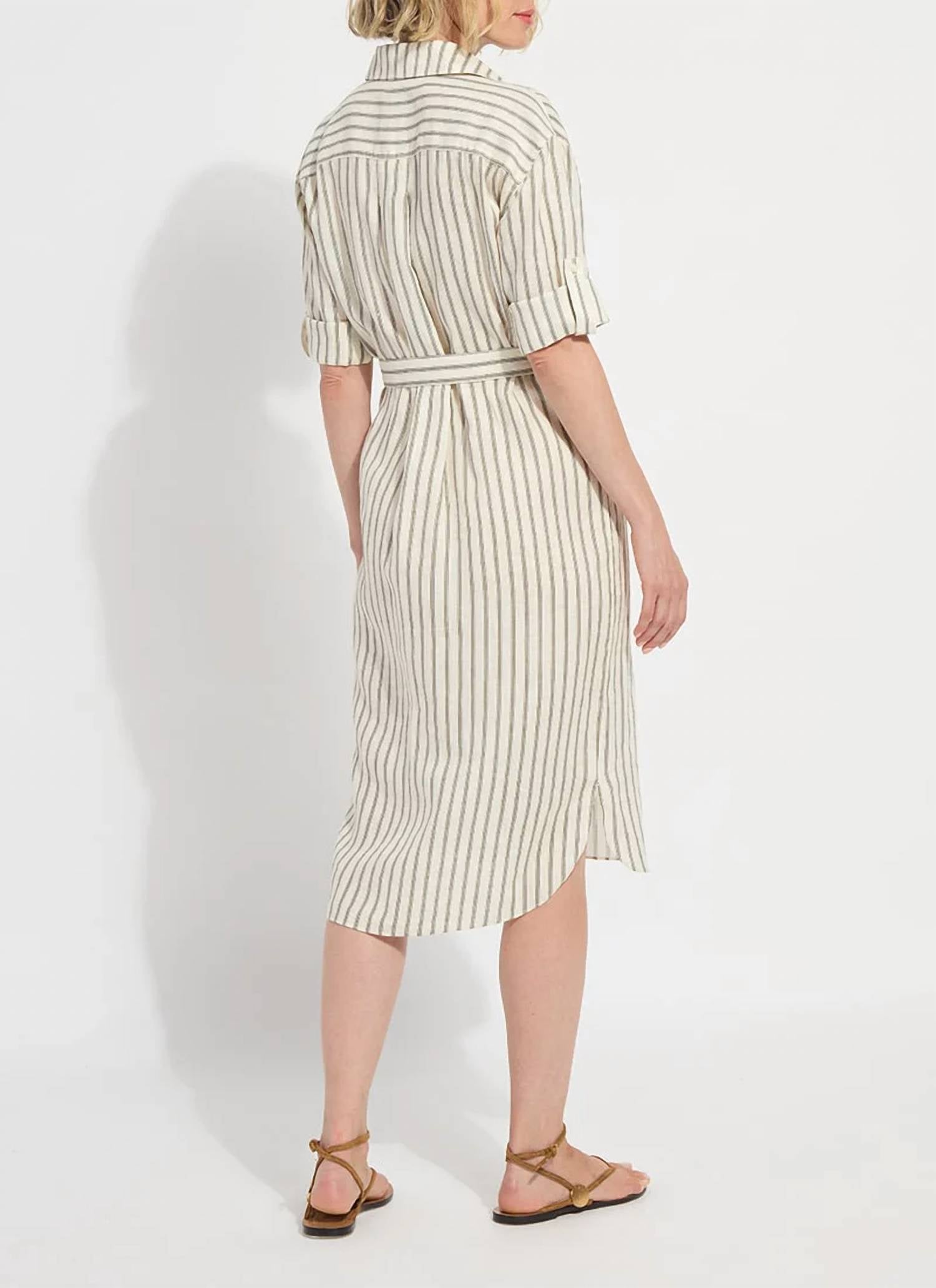 Lysse - Juniper Linen Tunic Shirt Dress