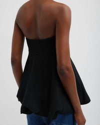 Tibi - Melee Crepe Strapless Top