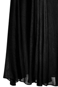 forte forte Women's Voile Long Skirt in nero - women's skirt - alternate view