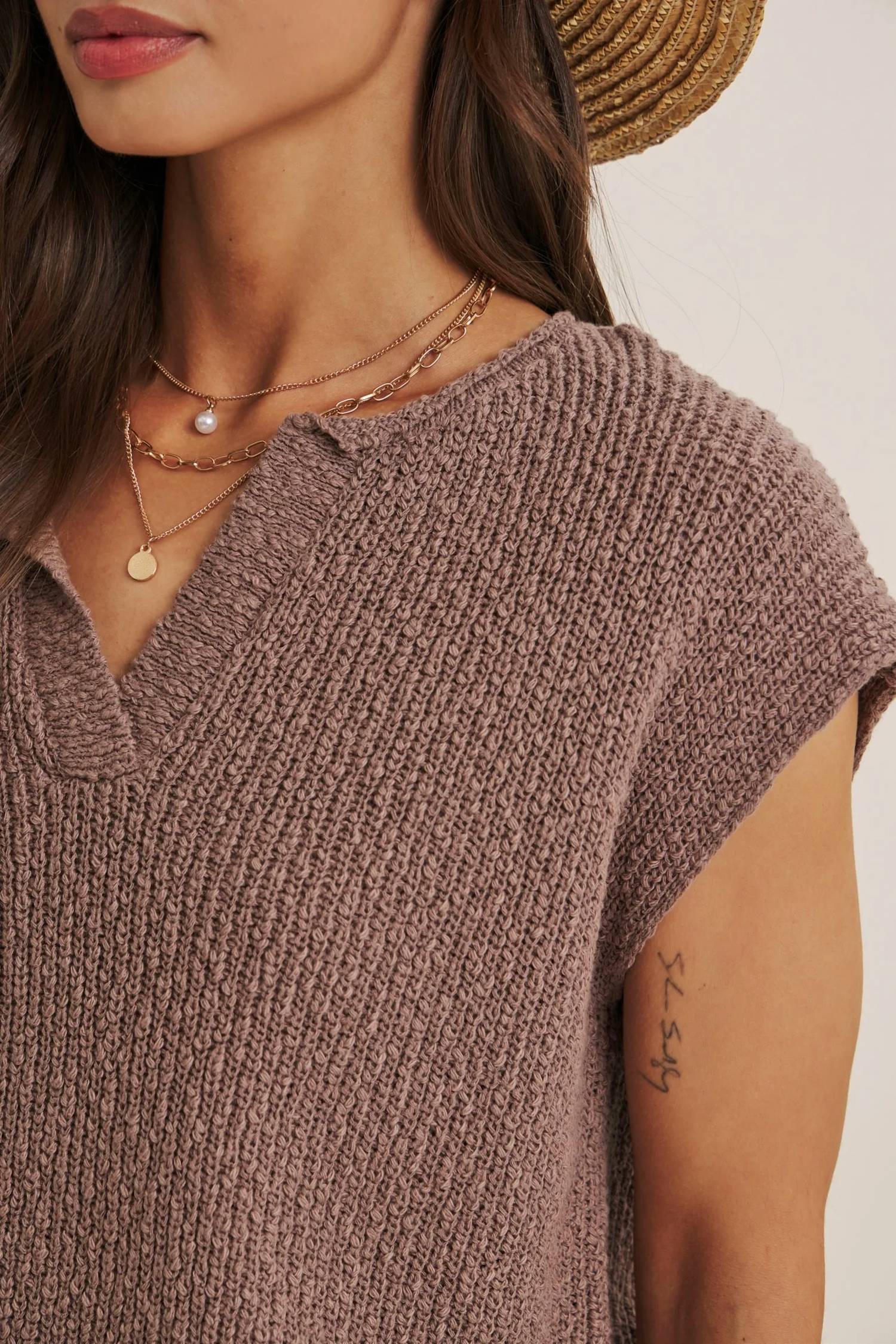 In February - Slub Sweater Top