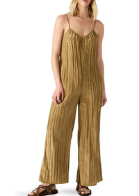 STEVE MADDEN Faithful Still Jumpsuit in deep olive - women's pants