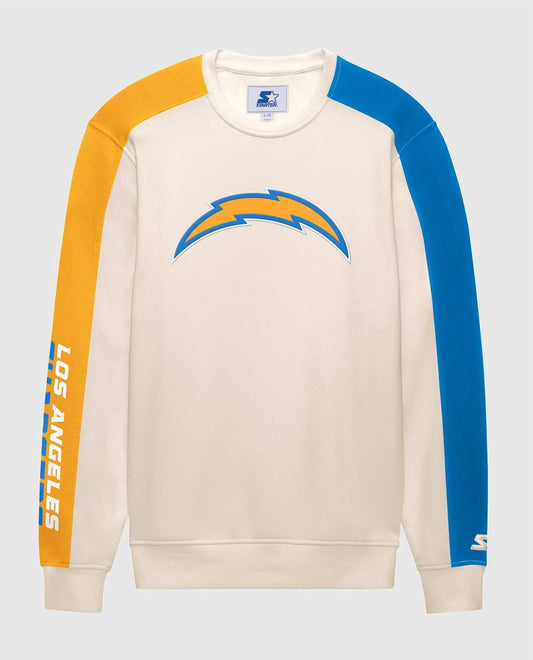 Starter - Men's Los Angeles Chargers Team Crew Long Sleeve Shirt