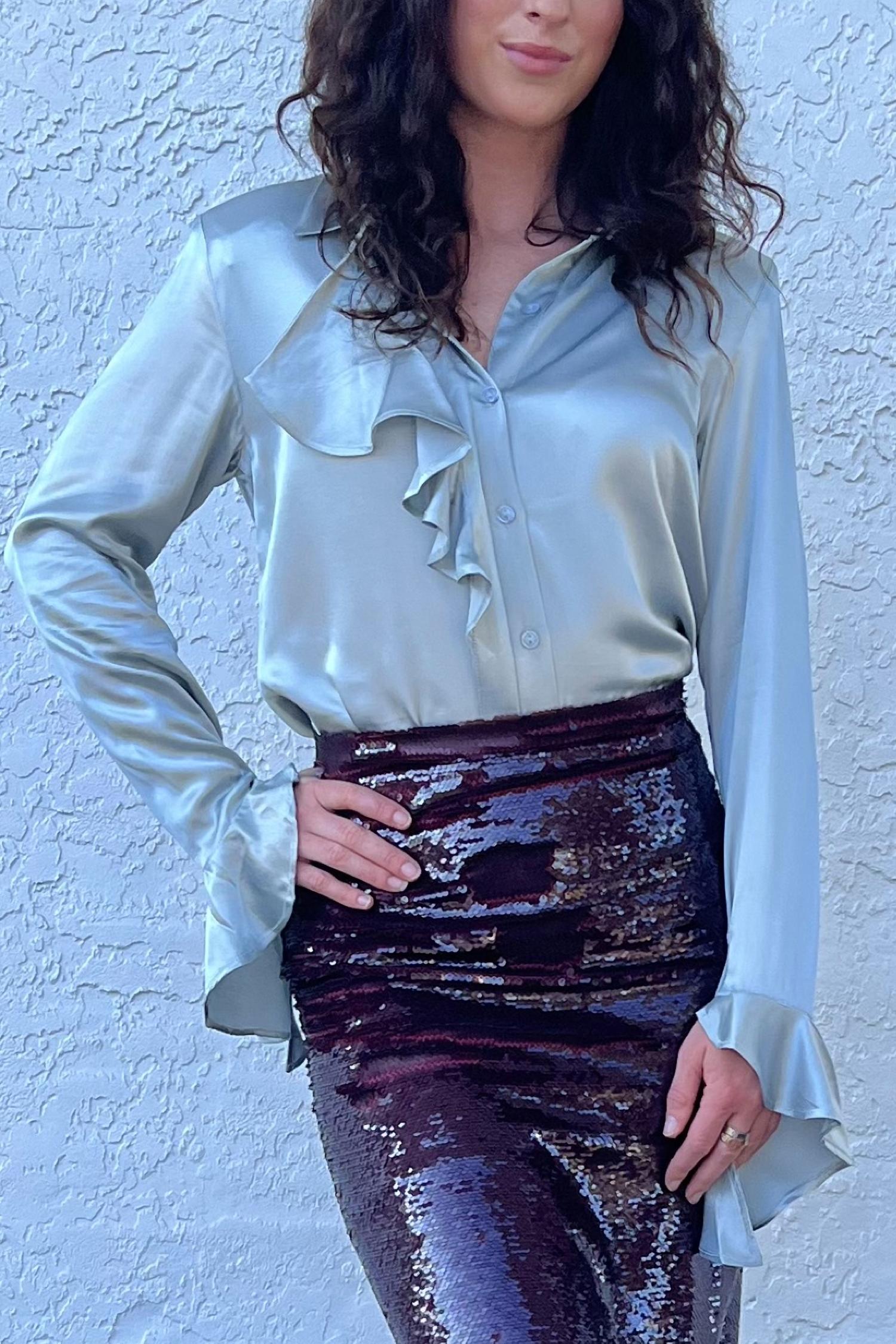 Sabina Musayev - Opaline Long Sleeve Top