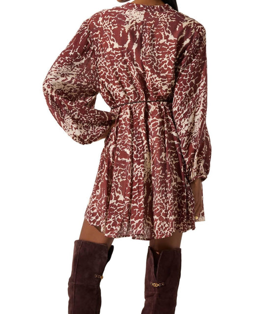 Astr - Marisela Long Sleeve Mini Dress