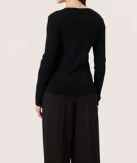 Soaked In Luxury - Sina Round Neck Slim Fit Pullover