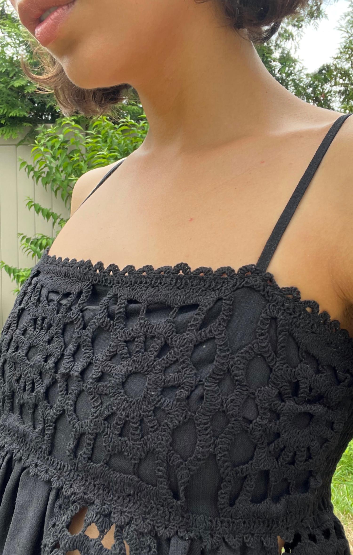 Mint Exclusives - Boho Babydoll Crochet Tank