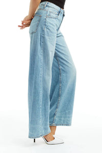 Tractr - Women's Wide Leg Outseam Jeans
