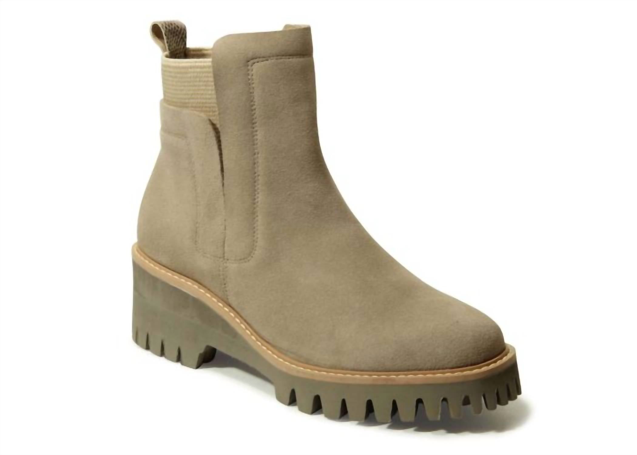 VANELi Women's Mariel Ankle Boot in tortora nival suede - women's shoe