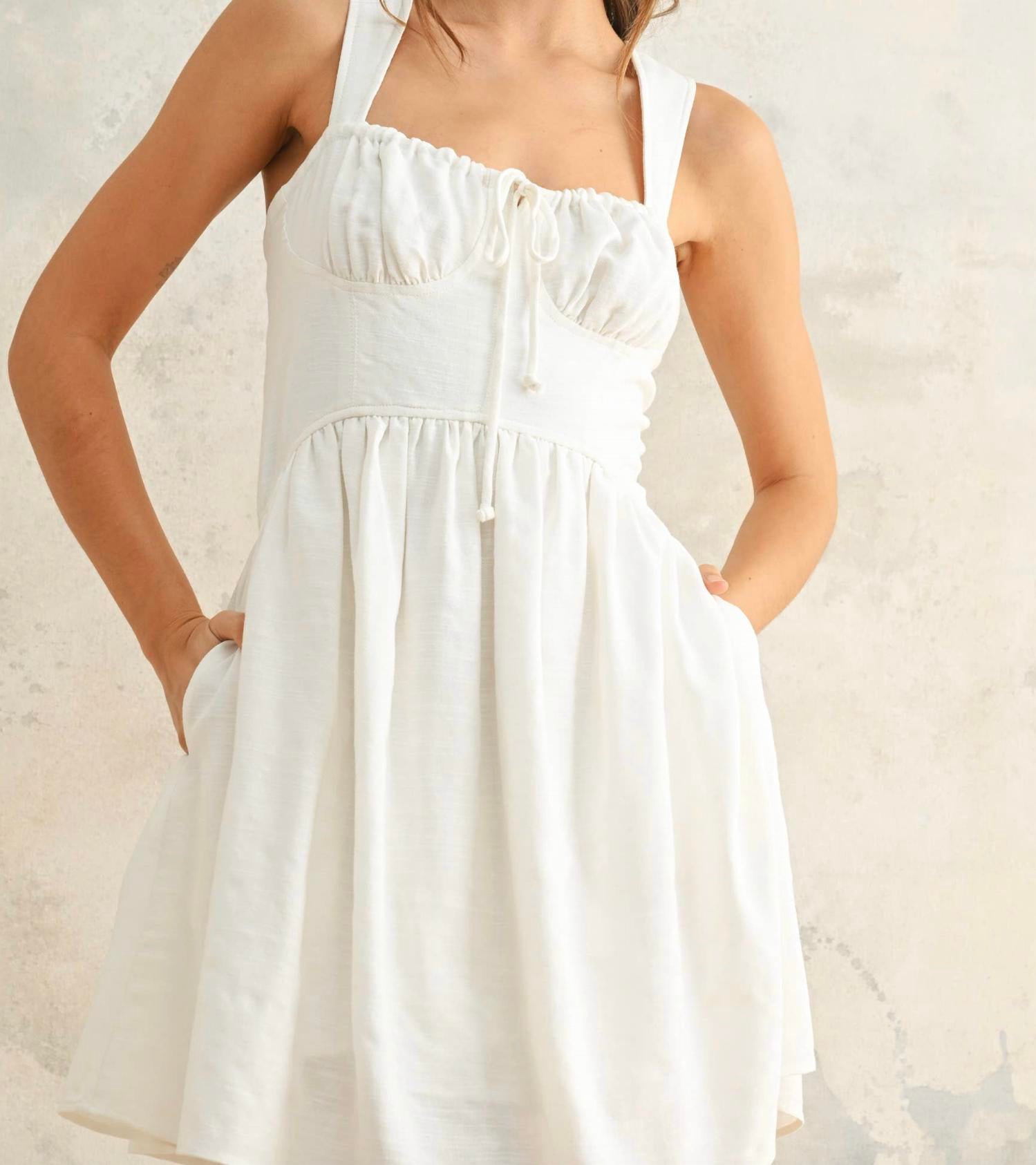 Miou Muse - Texture Pattern Dress