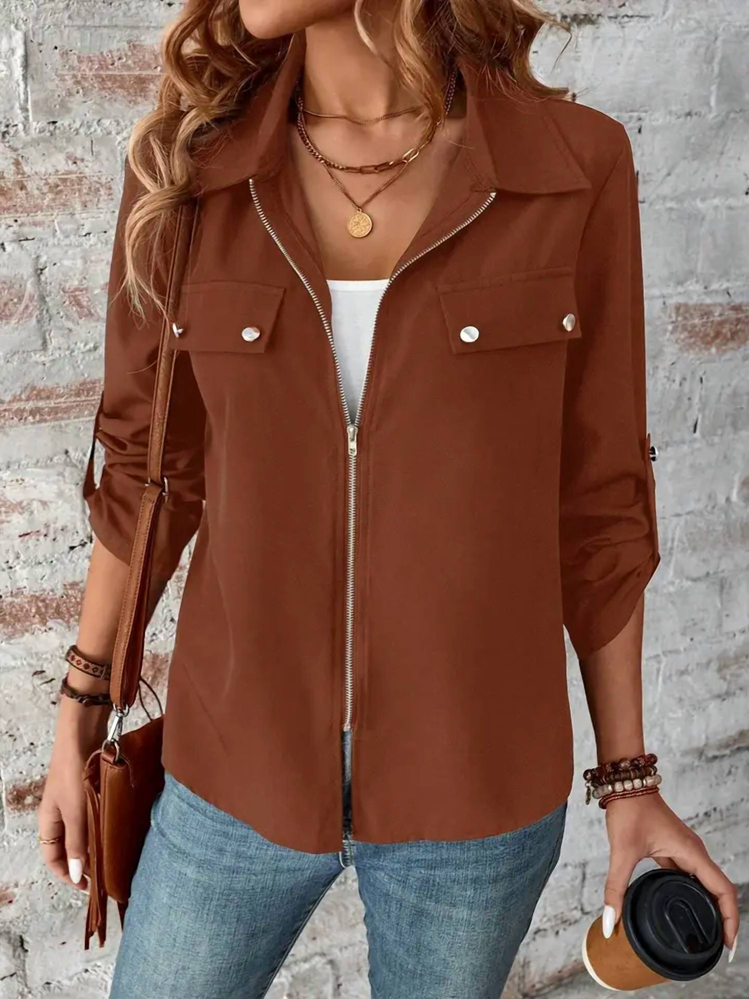 Lily Clothing - Zip Up Jacket
