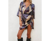 Dress Forum - Notable Sensation Surplice Mini Dress
