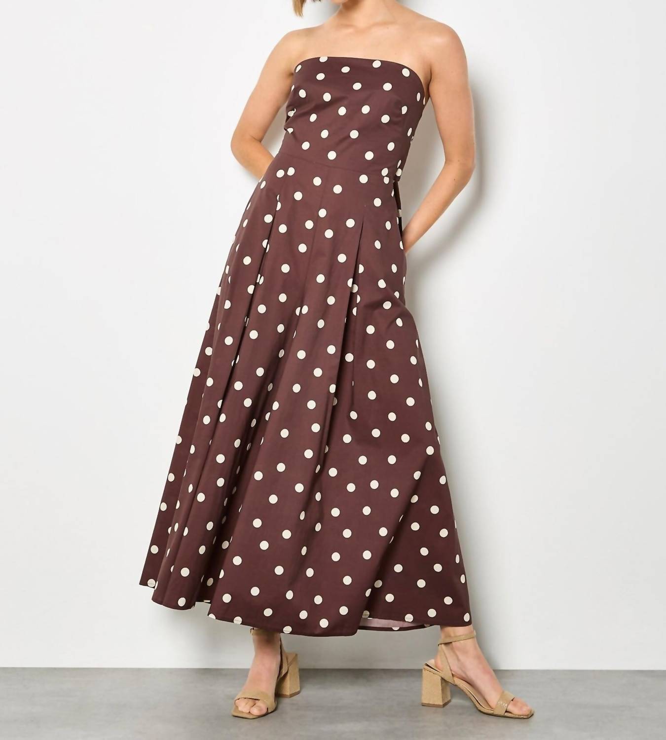 Apricot - Bardo Polka Dot Jumpsuit