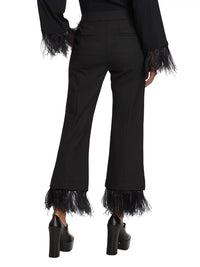 Marella - Edoardo Pant With Feather Trim