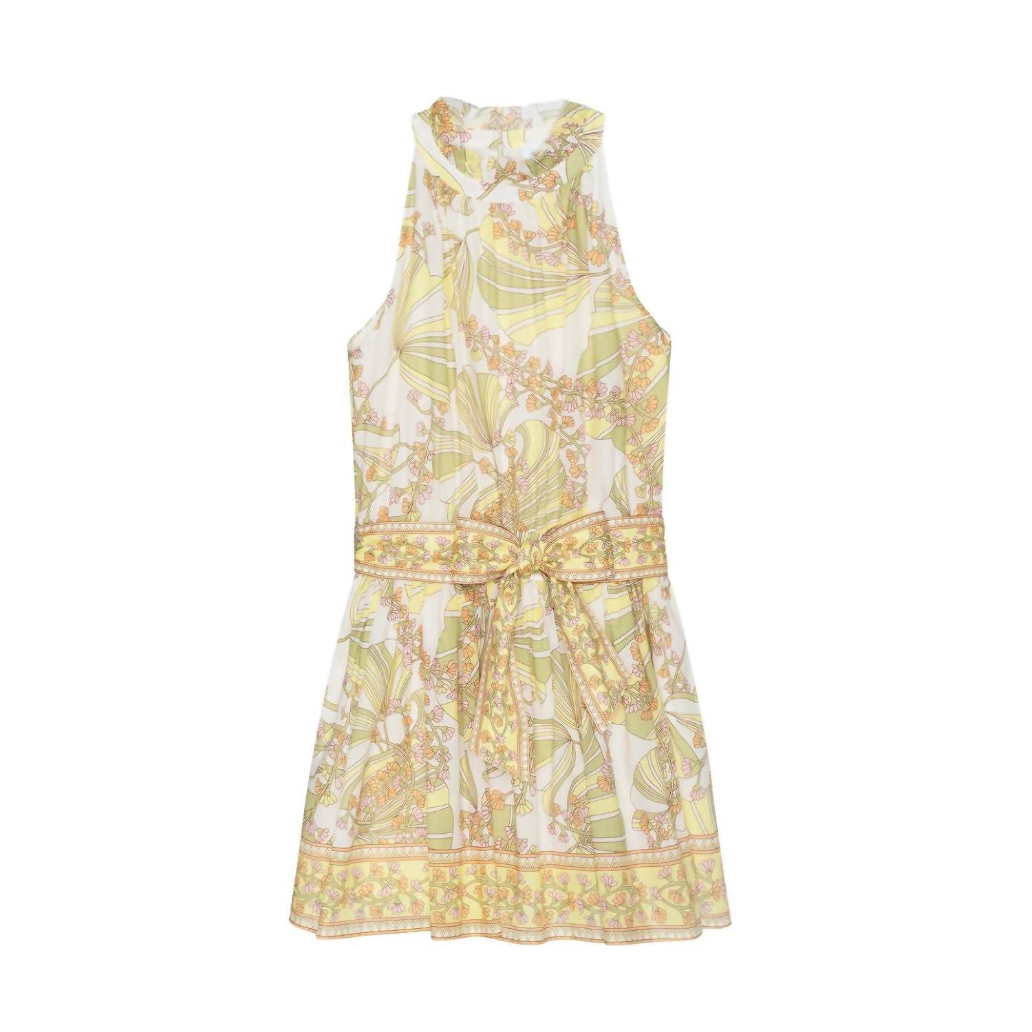 sundays Printed Lizette Mini Dress in vintage botanic - women's dress - view 4