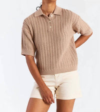 Brodie Cashmere - Spring Stitch Polo