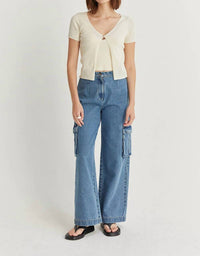CRESCENT Alara Top in ivory - women's blouse - view 4
