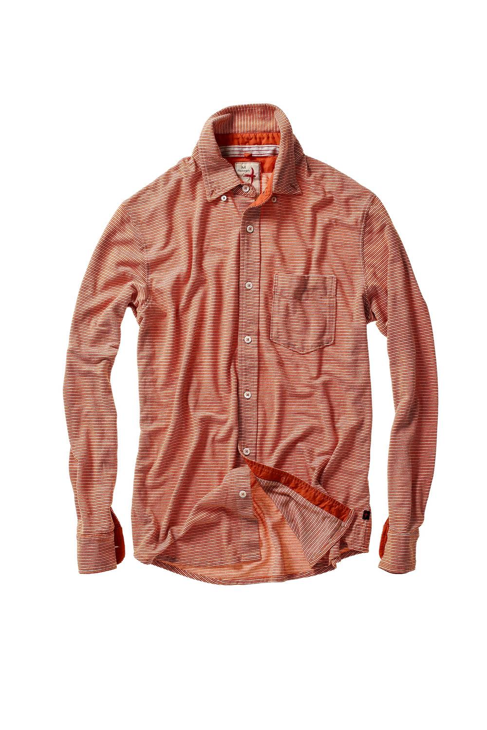 Relwen - Men's Hemp Stripe Buttondown Shirt