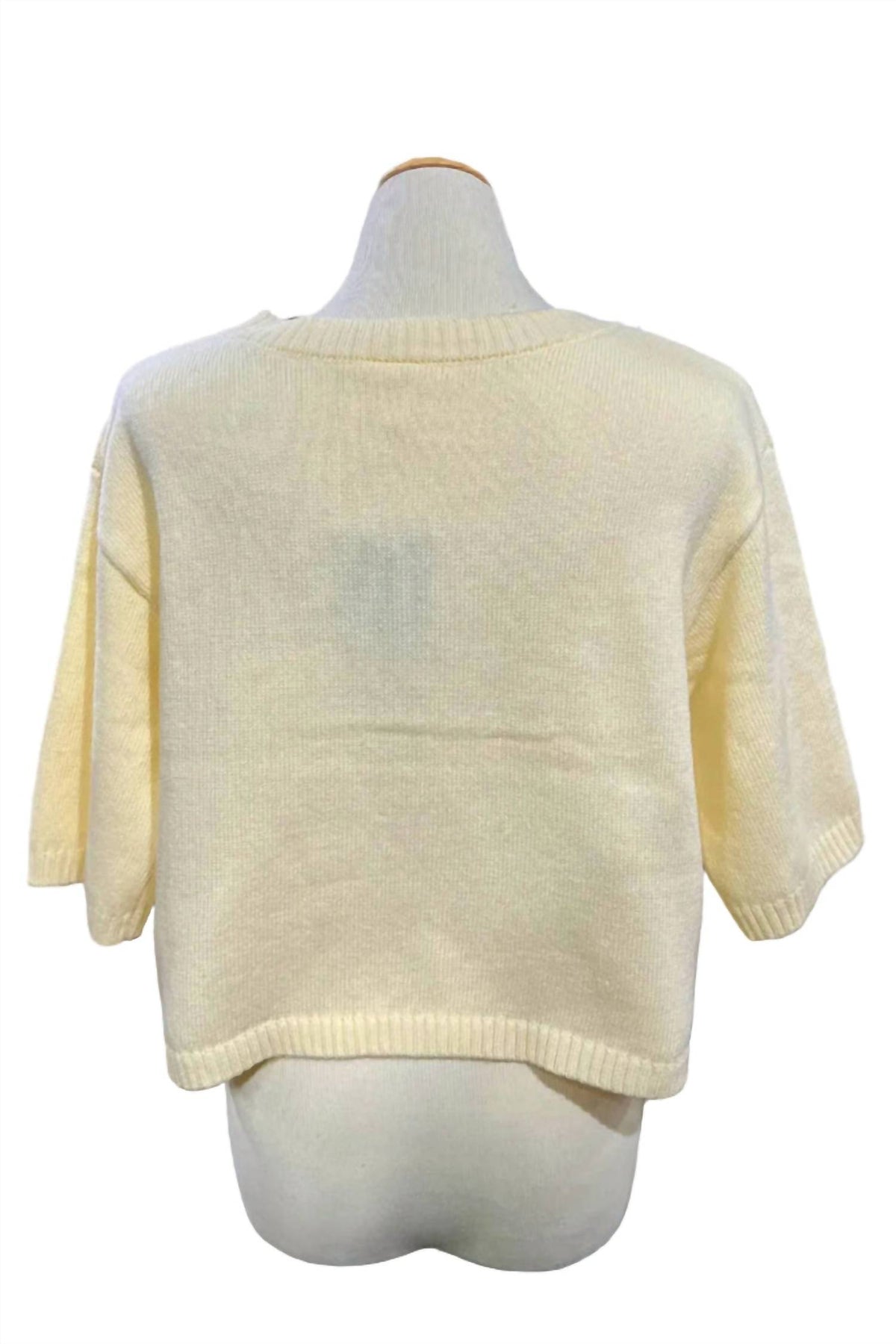 Ivy Jane - Cardigan Elbow Sleeve Sweater