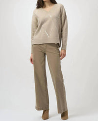 Joseph Ribkoff - Sweater Knit Pullover With Sequins