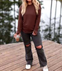 Jadelynn Brooke - Never Better Ribbed Light Weight Top