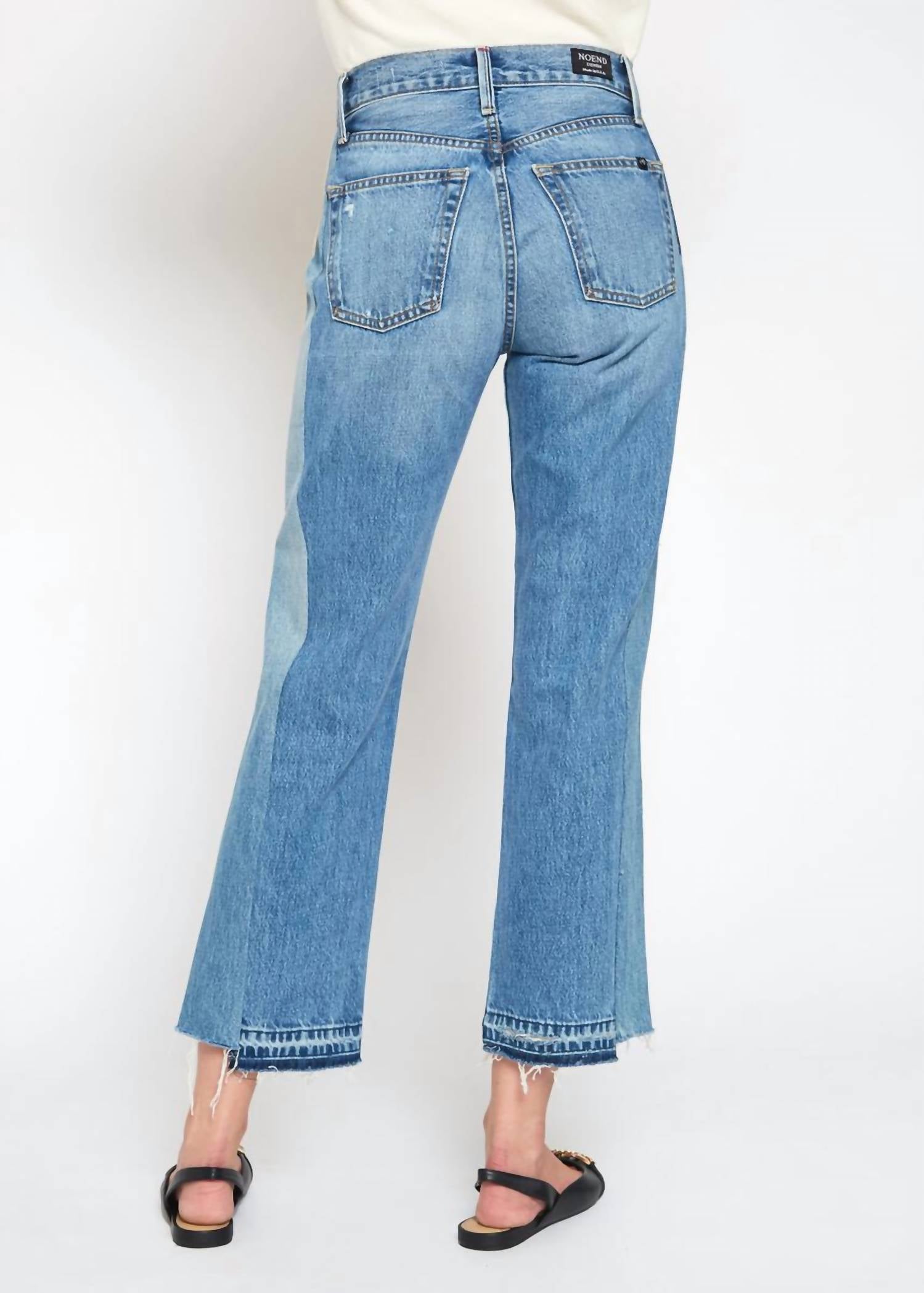 Noend - Upcycled Crop Straight Jeans