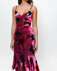 Hutch - Royce Fitted Bodice Tiered High Low Dress