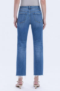 Lovervet - High Rise Crop Straight Leg Jeans