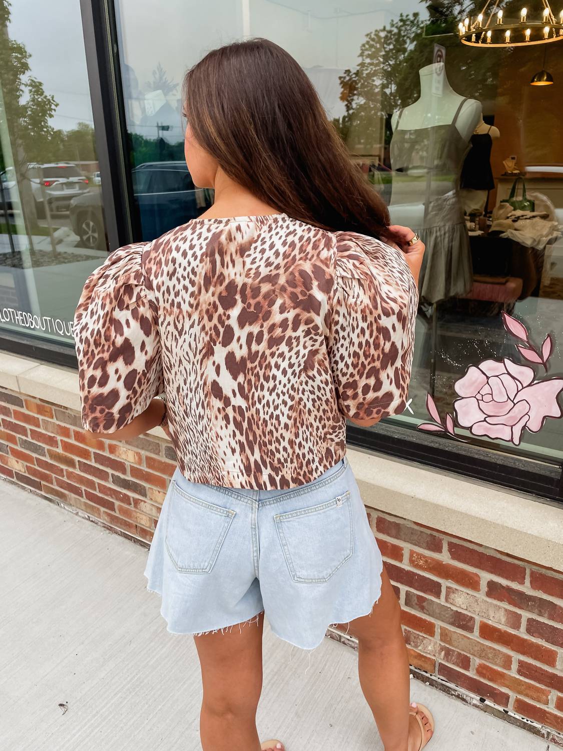 Olivaceous - Leo Tie Short Sleeve Top