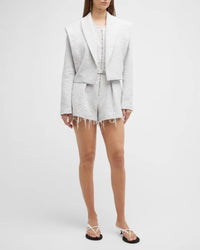 Iro Paris - Oceana Cropped Open Front Jacket