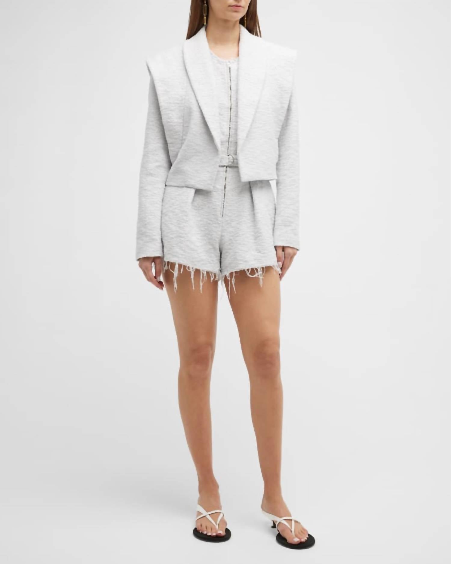 Iro Paris - Oceana Cropped Open Front Jacket