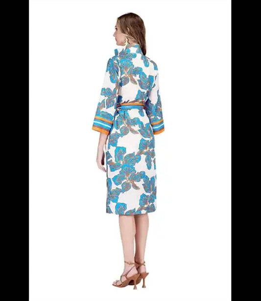 Jade - Band Collar Midi Dress