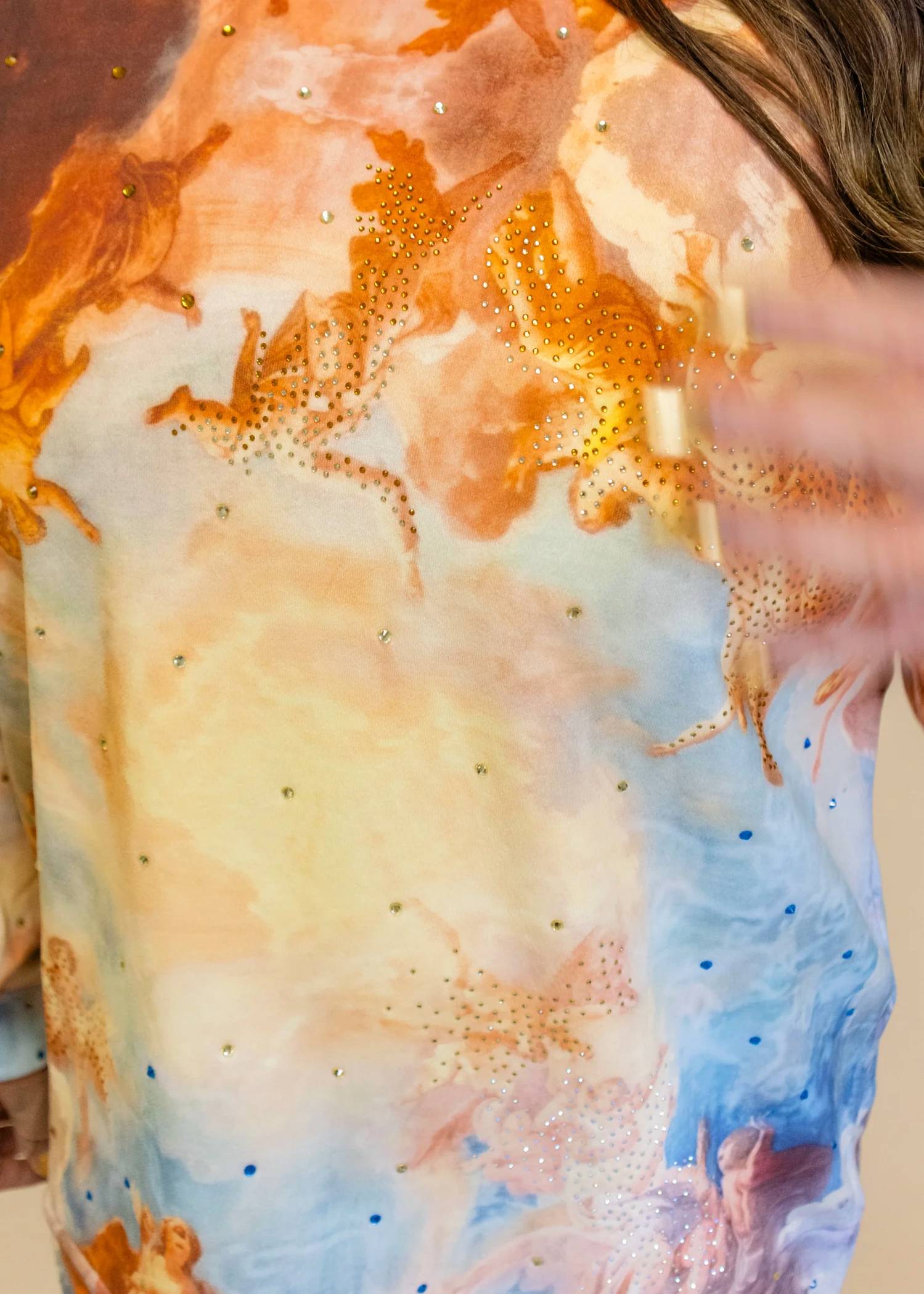 Queen Of Sparkles - Roman Painting Sweatshirt