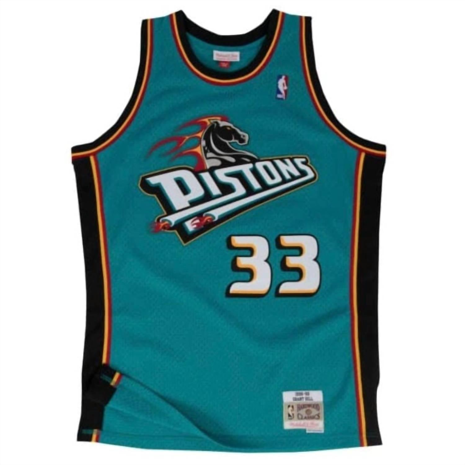 Mitchell & Ness - Men's Detroit Pistons 98 Swingman Road Jersey