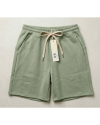 Yelete Unisex - Scuba Short With Pockets in sage - women's shorts