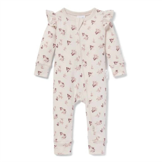 Aster & Oak - Infant Berry Zip Romper